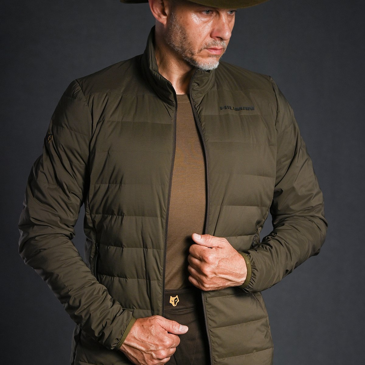 flaumige JAGDJACKE 1000 DOWN POWER ALPHA [4IL] - HILLMAN 